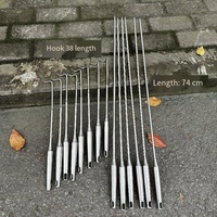 Accessoires de poêle : Crochets de chauffage pour bois de chauffage, pinces, outils pour jardin, cour, camping hivernal, accessoires pour poêles à bois