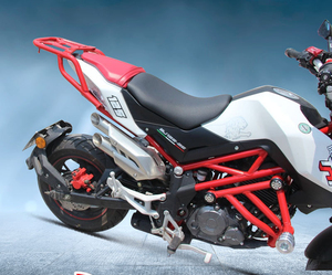 Estante trasero + <span class=keywords><strong>respaldo</strong></span> <span class=keywords><strong>Universal</strong></span> para Benelli TNT125 TNT135, estante para maletero modificado, soporte para maletero, accesorios para motocicleta - Product Image 6