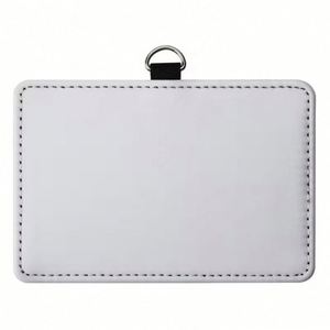 Promotion Custom Sublimation Blank ID Card Holder for Name Badge Work Card Office Business Gifts Sublimation Card Holder - Product Image 4