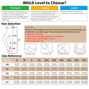 <span class=keywords><strong>Collants</strong></span> <span class=keywords><strong>de</strong></span> compression 20-30 mmHg pour femmes et hommes, soutien médical gradué, opaques, à bout ouvert - Product Image 6