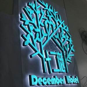Enseigne Illumin 3D en lettre acrylique personnalisée pour extérieur Enseigne lumineuse en lettre LED Panneaux publicitaires Noms de magasins Enseigne personnalisée avec <span class=keywords><strong>logo</strong></span> néon - Product Image 4