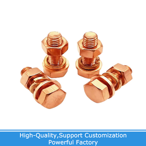 DIN933 Grade 4.8 Three Combination Bolt Hex Head Bolts With Plain/Spring M3-M16 - Product Image 4