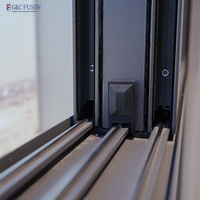 Ventanas Corredizas de Aluminio Fuson de Nuevo Diseño para Apartamentos Modernos, Eficientes Energéticamente, con Certificación NFRC AS2047 y Vidrio Templado Resistente a Huracanes