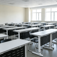 Mesa de Reuniones para 30 Personas al por Mayor, Mesa para Sala de Conferencias, Mesa Escolar, Mesa de Reuniones Pequeña, Mesas de Conferencia Modulares
