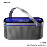 Altavoz Portátil REMAX 100W, 80/100W RMS, Diseño Abyss Mirror, Luces RGB, Micrófonos Duales, 5000mAh, 7H de Reproducción, TWS, AUX/USB, Altavoz para Exteriores