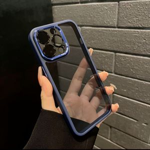 Custodia In Silicone morbido trasparente per armatura di lusso per <span class=keywords><strong>IPhone</strong></span> <span class=keywords><strong>11</strong></span> 12 13 14 15 16 Pro <span class=keywords><strong>Cover</strong></span> rigida antiurto Max Clear - Product Image 5