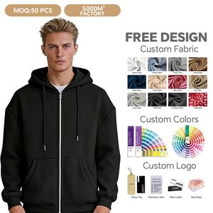 Giacca Autunnale per Ragazze, <span class=keywords><strong>Felpa</strong></span> Oversize da Donna <span class=keywords><strong>con</strong></span> Logo Frontale, Casual <span class=keywords><strong>con</strong></span> Cappuccio e <span class=keywords><strong>Zip</strong></span>, Tessuto Intrecciato per Primavera - Product Image 1