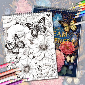 Livre de coloriage personnalisé à la mode, livres de <span class=keywords><strong>dessin</strong></span> à spirale imprimés, livre de coloriage pour enfants et adultes pour soulager l'anxiété - Product Image 1