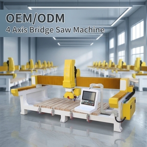 Monoblock Automatic Omc 4+1 Axis Marble Granite Stone Cnc Bridge Saw for Sale