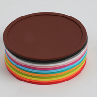 Nouvelles sous-verres en silicone antidérapants, imperméables et résistants à la chaleur, vente en gros