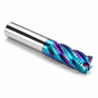 BWIN Fraise conique à bout sphérique à 4 cannelures pour routeur CNC, fraise à queue R0.25-R1.0, queue de 1/8, revêtement AlTiN, ODM