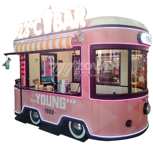 Best Selling Electric Mobile Food Truck Trailer Multifunctional Food Cart Customizable Color Size for Fast Food Coffee <b>Ice</b> Cream - Product Image 4