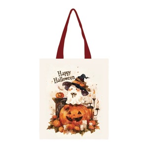 Wholesale Large Capacity <b>Canvas</b> Shoulder Bag <b>Canvas</b> <b>Tote</b> Bag with Halloween Pattern Utility <b>Canvas</b> <b>Tote</b> Bag - Product Image 2