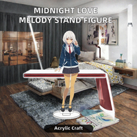 Figur Akrilik Besar Midnight Love Melody Amatsuki Mizuki dengan Cetakan UV, Hadiah Dekorasi untuk Iklan