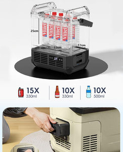 Refrigerador Portátil de 10L, <span class=keywords><strong>12V</strong></span> 24V DC, con Compresor y Batería, para Automóvil y Exteriores - Product Image 6