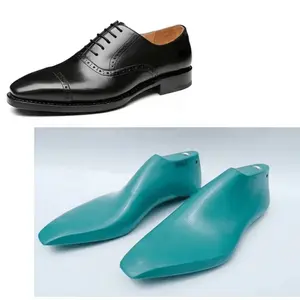 Zapatos de cuero hechos a mano de estilo italiano para hombre, Calzado de plástico que dura