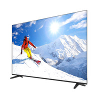 Téléviseur LED intelligent sans cadre 4K UHD de pointe, série 50-85 pouces, écran à large angle de vision