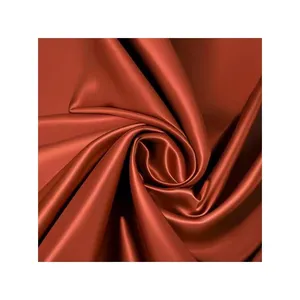 Good Price Of Roll Packing Vibrant Hues Lustrous Satin Surface Satin Weave Material