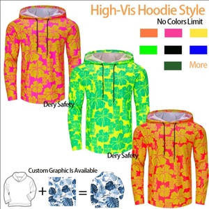 High Vis <b>Reflective</b> Safety Fishing Wear Safety Construction Safety Fishing Hoodie Night Fishing Wear - Product Image 6