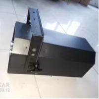 Canon à jet de CO2 électrique en métal à deux têtes pour effets de scène avec contrôle DMX512, compatibilité AC110-240V