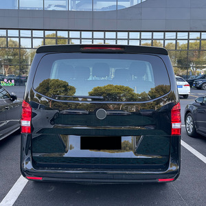 Mercedes-Benz Vito W447 <b>Rear</b> <b>Spoiler</b> Piano Black Carbon Fiber Texture ABS <b>Rear</b> Bumper Lip 2016-2023 - Product Image 2