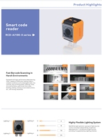Capteur CMOS carré haute précision de millions de pixels, décodage en millisecondes, lecteur de codes intelligent avec mise en réseau de 32 appareils RCD-AI100-F06R