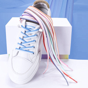 WEGOODZF, zapatos deportivos informales <span class=keywords><strong>de</strong></span> alta calidad, elásticos degradados sin Lazo, cordones elásticos <span class=keywords><strong>de</strong></span> poliéster perezosos para zapatos con par <span class=keywords><strong>de</strong></span> hebillas <span class=keywords><strong>de</strong></span> Metal - Product Image 6