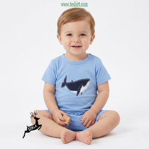 Romper de Bebé Recién Nacido Tirupur OEM, Estampado Otoñal, Certificado GOTS, 100% Algodón Orgánico, Ecológico, Transpirable, con Cierre de Botones a Presión - Product Image 1