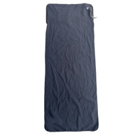 Serviette de sport en microfibre avec poche zippée, idéale pour couvrir le banc de gym, serviette de yoga, serviette de voyage portable en suède