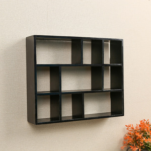 Wall Mounted Wooden <b>Shelves</b> 3 Tier Rectangle Durable Storage Rack For <b>Books</b> Stationery Personal Care Products - Product Image 2