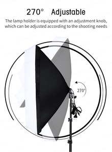 Produit Photographie Toile <span class=keywords><strong>de</strong></span> Fond Support Shoot Parapluies Photo Studio Kit d'Éclairage Continu - Product Image 4
