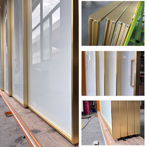 Fabricant <span class=keywords><strong>de</strong></span> portes coulissantes, service OEM ODM, fermeture douce, sans rail inférieur, cloison <span class=keywords><strong>de</strong></span> pièce, ensemble <span class=keywords><strong>de</strong></span> portes en verre en forme <span class=keywords><strong>de</strong></span> L pour bureau et appartement - Product Image 3