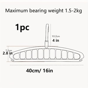 Wholesale Plastic <strong>Hanger</strong> 11-Hole Space Saving 360 Degree Rotating Folding <strong>Hanger</strong> for Clothing - Product Image 5