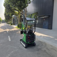 Mini-excavatrice ZNW-10 neuve de 1 tonne, compacte, sur chenilles, avec accessoires, moteur Koop, facile à manipuler, haute efficacité, adaptée au garage