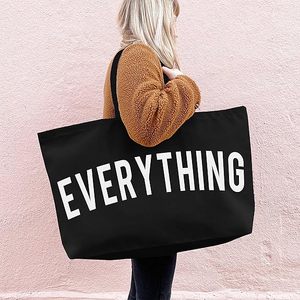 Sac à provisions fourre-tout en toile de coton écologique personnalisé personnalisé tissu moyen réutilisable avec longue poignée pour un usage quotidien ou un cadeau - Product Image 6