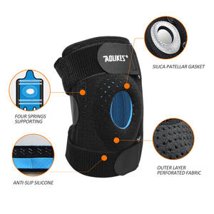 Genouillères de soutien articulaire, accessoire pour le genou, réglable, grande taille, avec bande de Compression pour réduire la douleur articulaire, avec double stabilisation et genouillères - Product Image 2