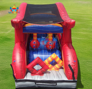 Circuito de Obstáculos Inflable Comercial con Temática de Lava para Adultos, Casa de Brinco con Elementos de Desafío para Alquiler en Fiestas - Product Image 4