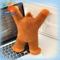 Peluche singe à longs bras, gorille rouge mignon et doux, vente directe usine, cadeaux de décoration