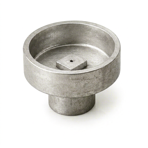 Portavelas Redondo de Aluminio, Soporte Metálico Resistente para Decoración del Hogar - Product Image 1