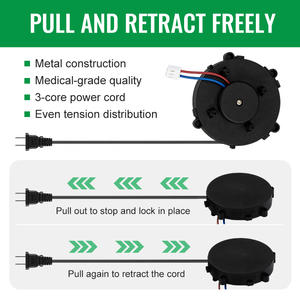 سلك تمديد جديد من ميلا مع بكرة كابل قابلة للسحب تلقائيًا، بكرة كابل طاقة صغيرة للأجهزة الصغيرة - Product Image 1