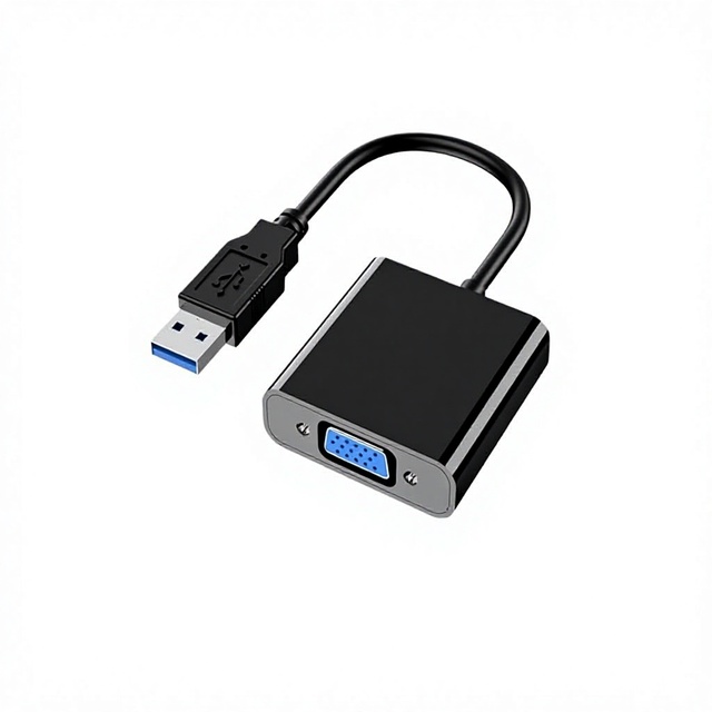 Cross-border USB 3.0 to VGA Adapter Cable for PC-to-Monitor Extension with Copper-clad Steel