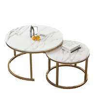 Ensembles de meubles pour le salon Tables basses basses de salon modernes et luxueuses, tables basses à café en bois