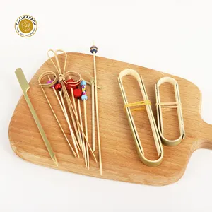 Biodegradable 4 Inch Disposable Tongs Recycled Bamboo Tong