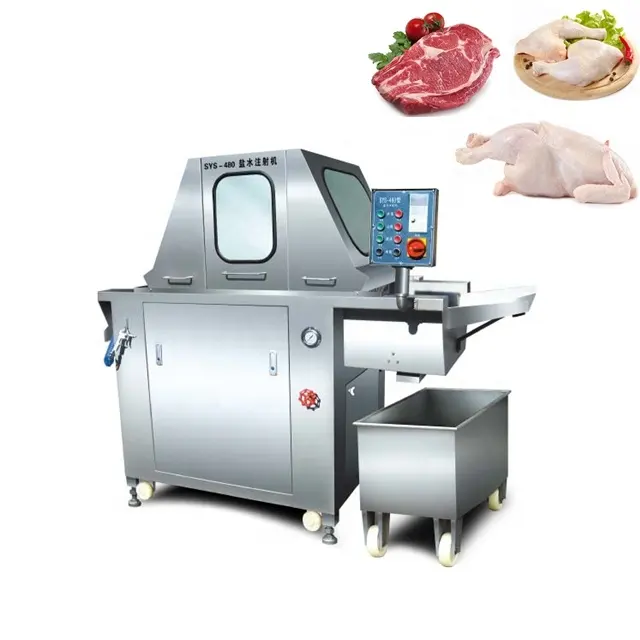 Vendas quentes 304 SUS Automática salina água salmoura injeção máquina Carne amaciador frango carne carne porco cordeiro salmoura injetor