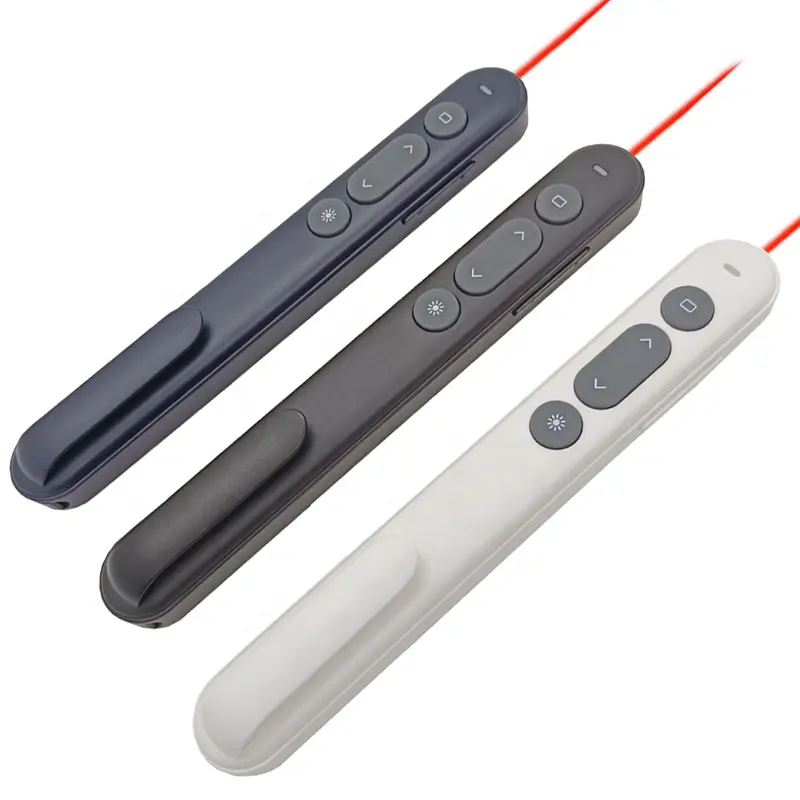 2022 new Powerpoint Laser Pointer Laser Pen Wireless PPT Remote Presenter Pointeur powerpoint Page Turner Laser Pointer Flip Pen