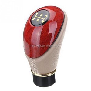 Pomello del Cambio Universale RTS 10mm in Legno e PU per Auto e Camion, Leva a 5 Velocità Manuale - Product Image 5