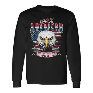 100 T-shirts à manches longues American Patriot Usa Eagle Fafo - Product Image 2