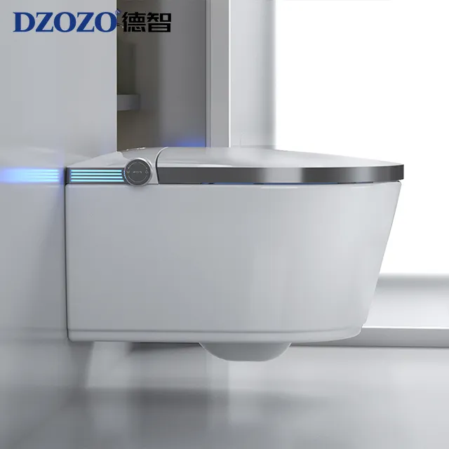 Sensor-Po-Wäsche intelligente japanische automatische zweiseitig verdeckte Toilettenspülung neues Design fernbedienung automatische Spülung Toilette