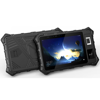 Tablette PC robuste Android 10 MTK 8 cœurs IP65 8 pouces 4 + 64 Go 4G LTE/WiFi NFC Scanner PDA industriel Stock de reconnaissance d'empreintes digitales