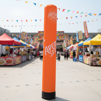 Colonne gonflable à LED avec logo personnalisé, tube gonflable pour la publicité